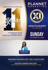 Montgomery, AL - 11 Year Anniversary Meeting