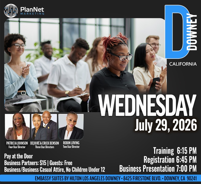 Downey, CA - Business Opportunity Meeting