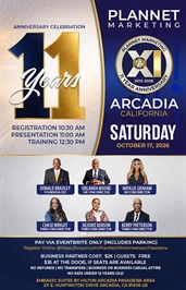 Arcadia, CA - 11 Year Anniversary Meeting