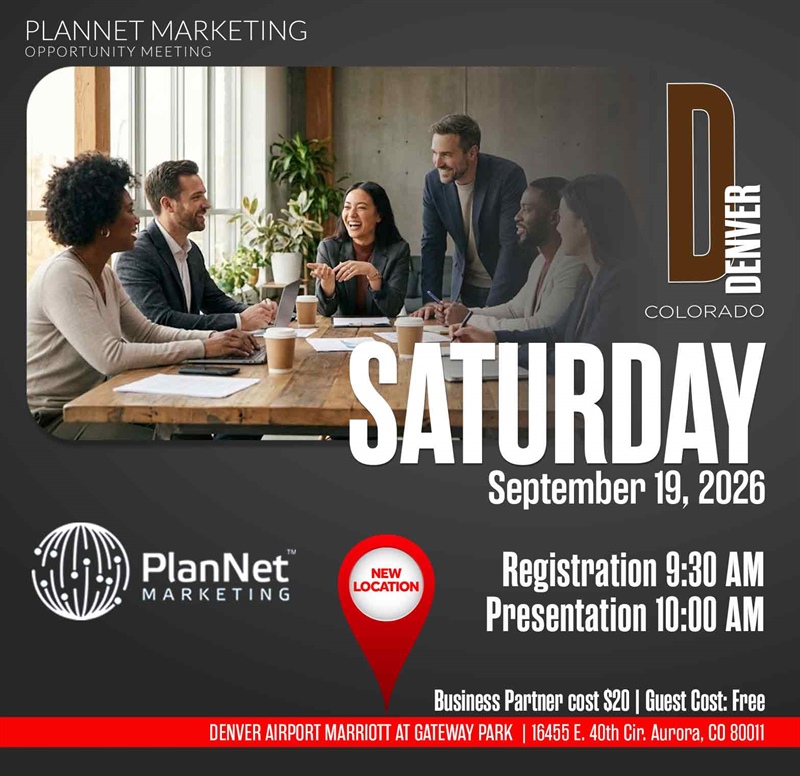 Denver, CO - Business Opportunity Meeting (NEW LOCATION)