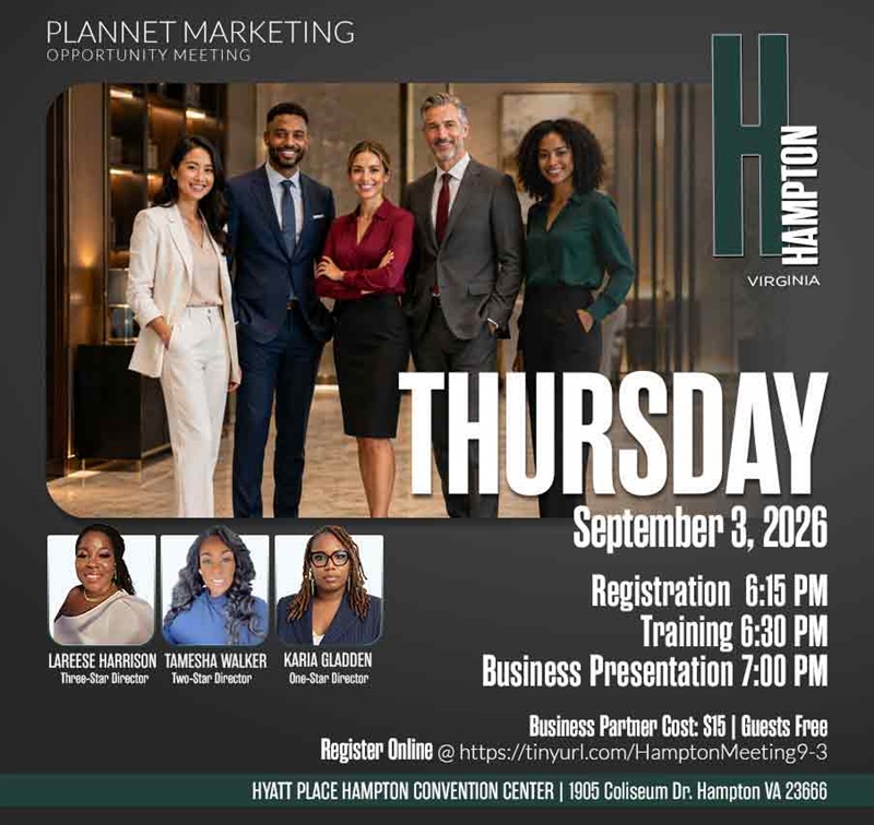 Hampton, VA - Business Opportunity Meeting