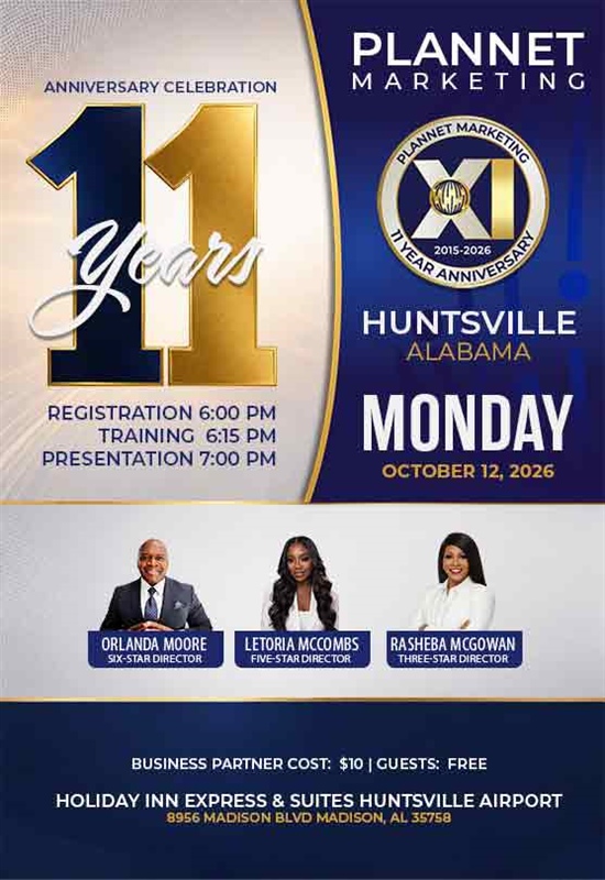 Huntsville, AL - Business Opportunity Meeting