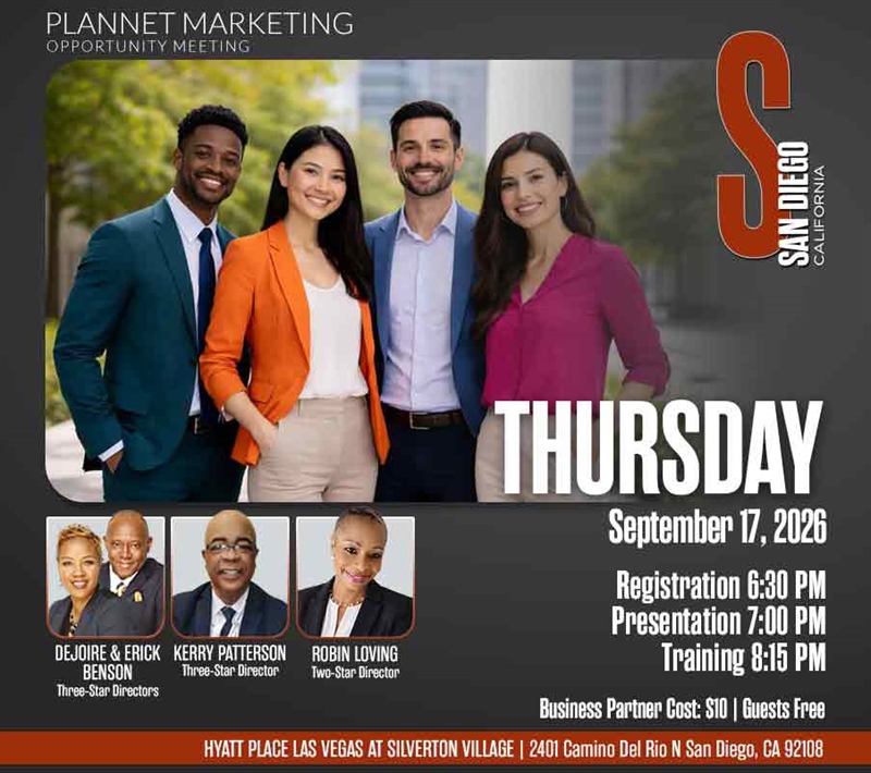 San Diego, CA - Business Opportunity Meeting
