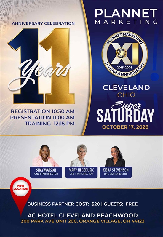 Cleveland, OH - 11 Year Anniversary Meeting & Super Saturday