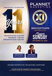 Bridgetown, Barbados - 11 Year Anniversary Meeting & Super Sunday