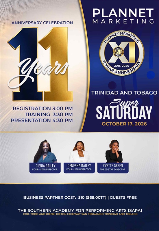 Trinidad and Tobago, 11 Year Anniversary Meeting & Super Saturday