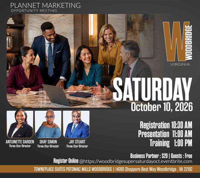 Woodbridge, VA - Business Opportunity Meeting