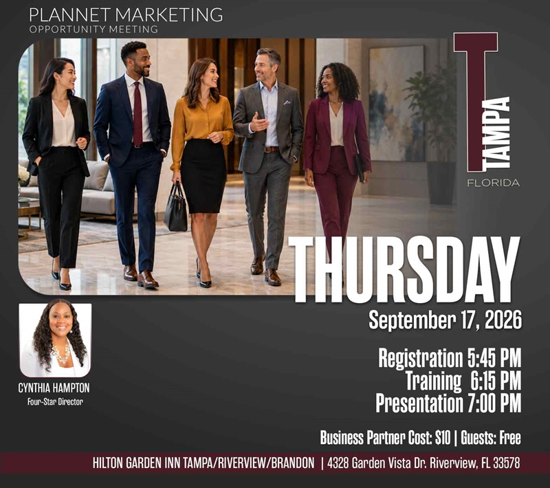 Tampa, FL - Business Opportunity Meeting