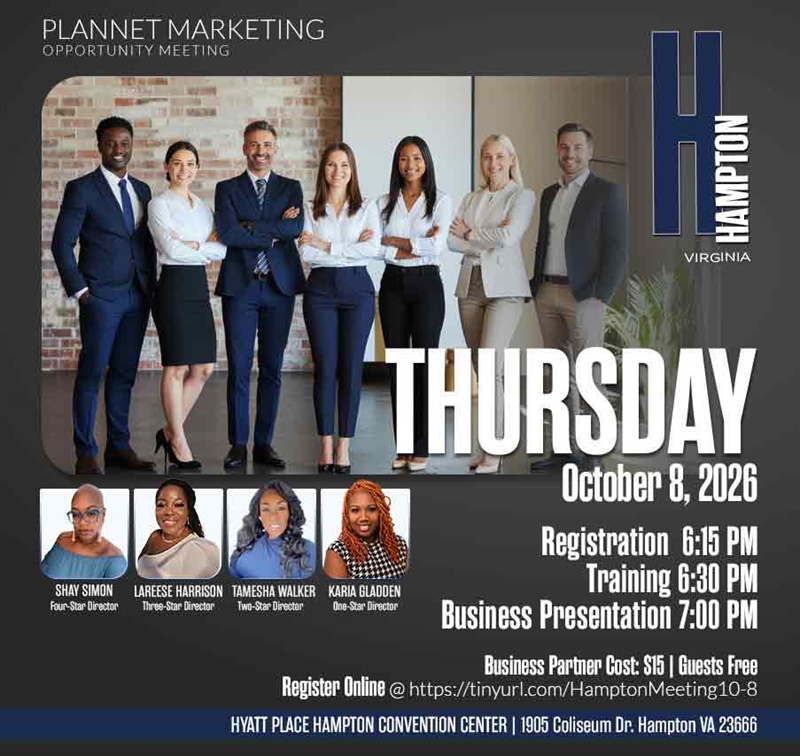 Hampton, VA - Business Opportunity Meeting