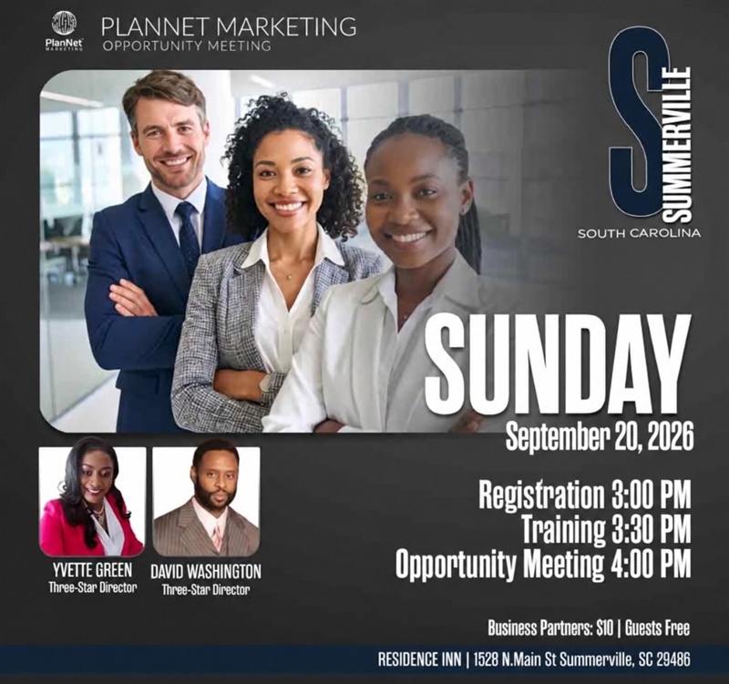 Summerville, SC - Business Opportunity Meeting