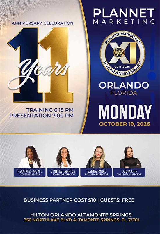 Orlando, FL - 11 Year Anniversary Meeting