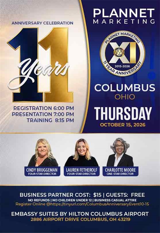 Columbus, OH - 11 Year Anniversary Meeting