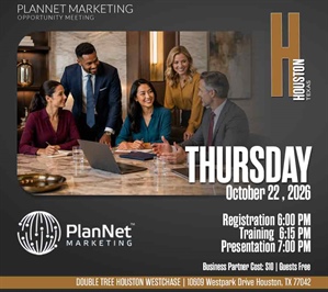 Houston, TX - Business Opportunity Meeting (10/22 AT DOUBLETREE)