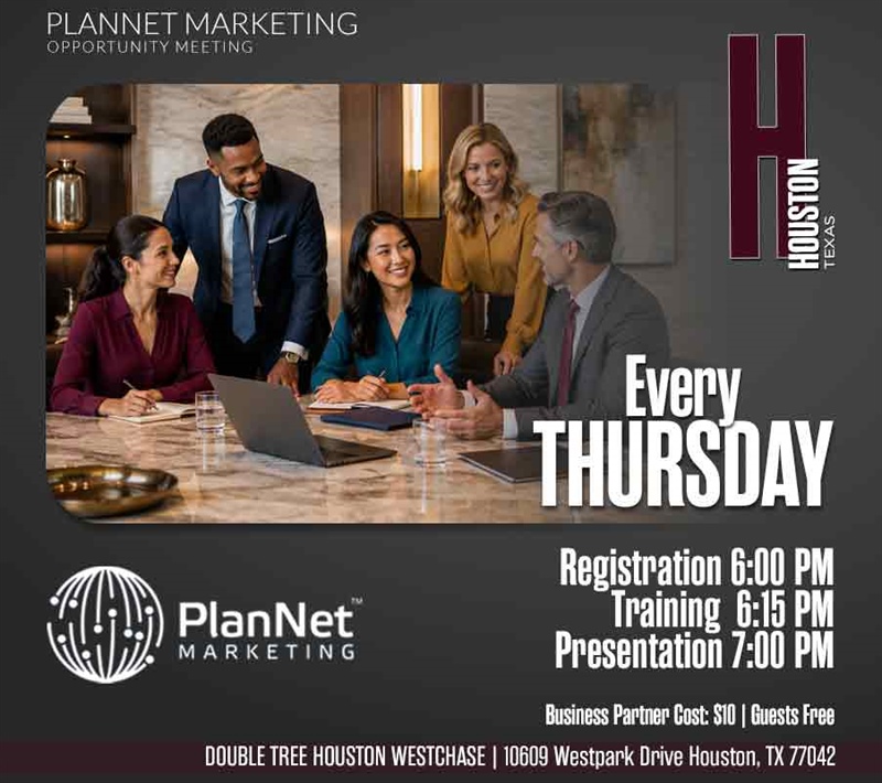 Houston, TX - Business Opportunity Meeting (AT DOUBLETREE)