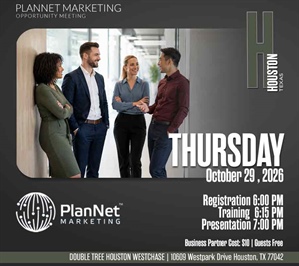 Houston, TX - Business Opportunity Meeting (10/29 AT DOUBLETREE)