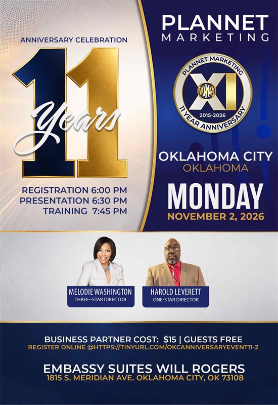 Oklahoma City, OK - 11 Year Anniversary Meeting