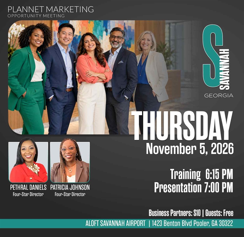 Savannah, GA - Business Opportunity Meeting