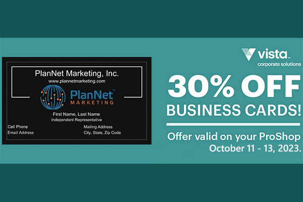 30% Off Business Cards at Vistaprint