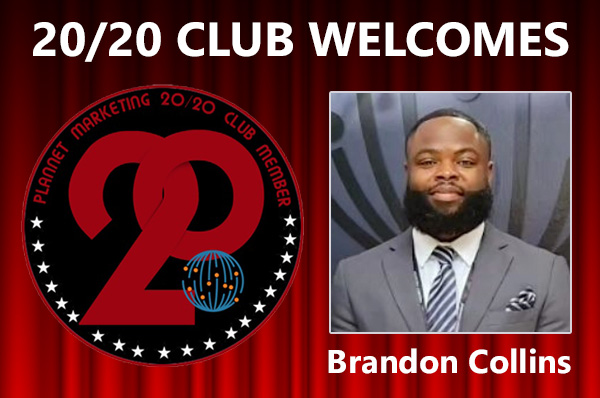 Meet New 20/20 Club Member Brandon Collins!