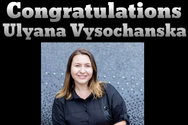 Congratulations to Ulyana Vysochanska for Achieving Three-Star Director!