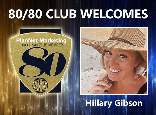 Congratulations to Hillary Gibson for Achieving the 80/80 Club!