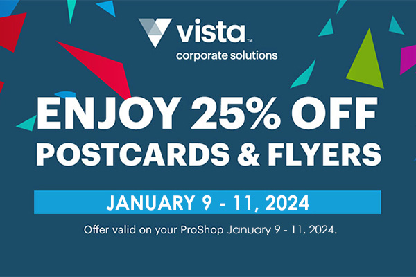 25% Off Postcards & Flyers at Vistaprint