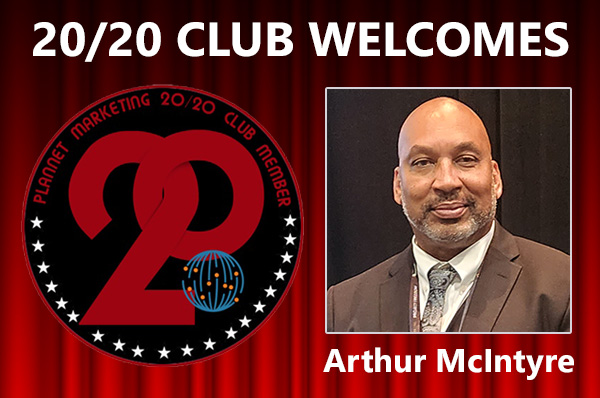 Meet New 20/20 Club Member Arthur McIntyre!