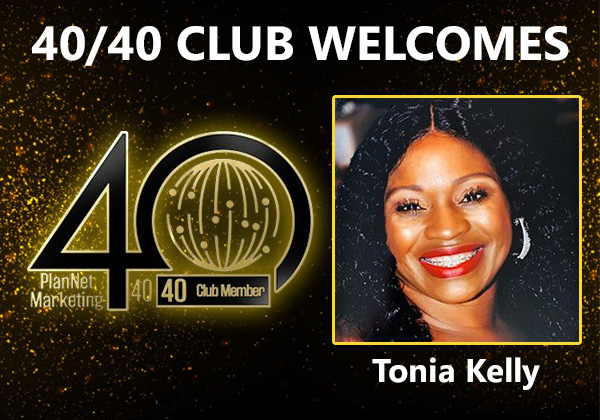 Congratulations to Tonia Kelly for Achieving the 40/40 Club!