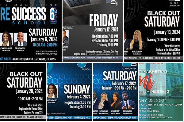 Upcoming Events with Donald Bradley!