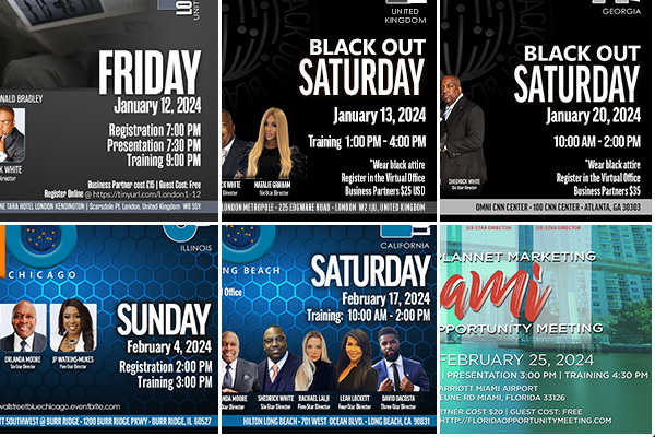 Upcoming Events with Donald Bradley!