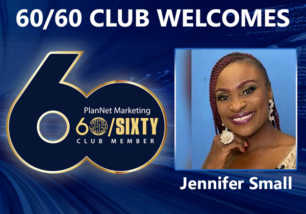 Congratulations to Jennifer Small for Achieving the 60/60 Club!
