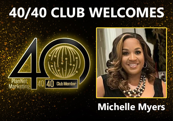 Congratulations to Michelle Myers for Achieving the 40/40 Club!