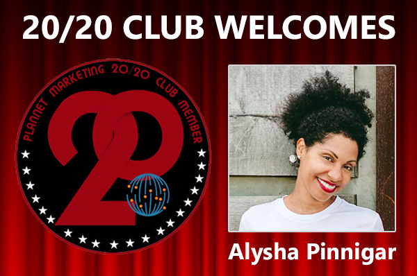 Meet New 20/20 Club Member Alysha Pinnigar!