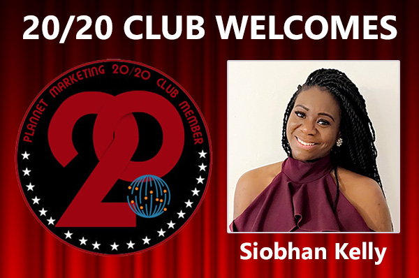 Meet New 20/20 Club Member Siobhan Kelly!