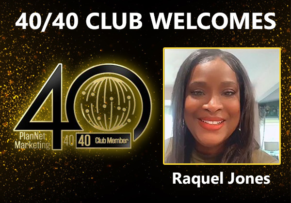 Congratulations to Raquel Jones for Achieving the 40/40 Club!