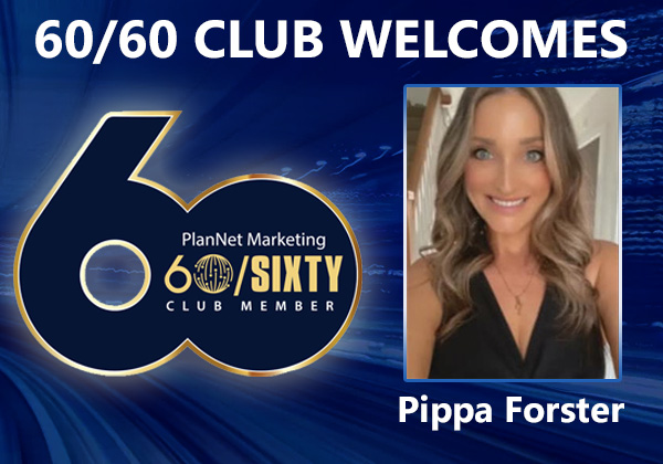 Congratulations to Pippa Forster for Achieving the 60/60 Club!
