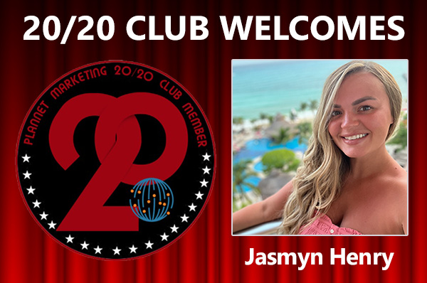 Meet New 20/20 Club Member Jasmyn Henry!