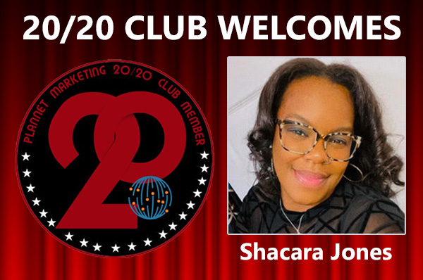 Meet New 20/20 Club Member Shacara Jones!