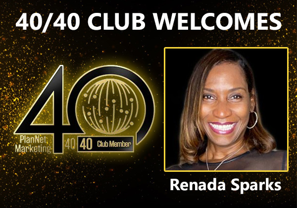 Congratulations to Renada Sparks for Achieving the 40/40 Club!
