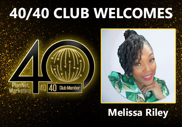 Congratulations to Melissa Riley for Achieving the 40/40 Club!