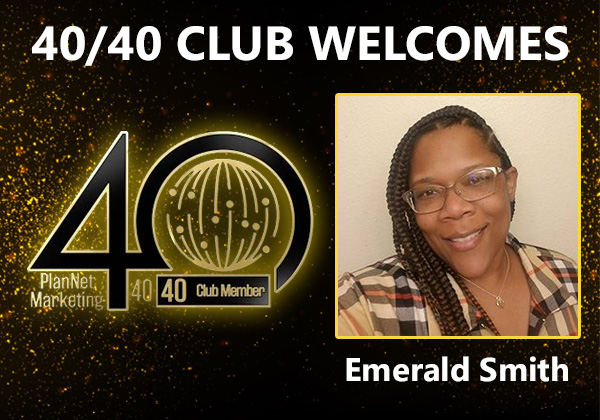 Congratulations to Emerald Smith for Achieving the 40/40 Club!
