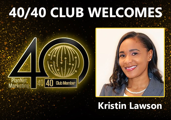 Congratulations to Kristin Lawson for Achieving the 40/40 Club!