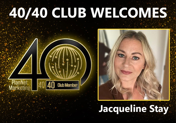 Congratulations to Jacqueline Stay for Achieving the 40/40 Club!