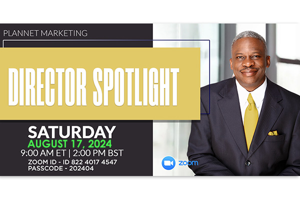 Director Spotlight Zoom Call - Saturday, August 17, 2024