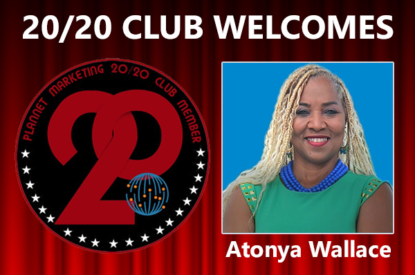 Congratulations to Atonya Wallace for Achieving the 20/20 Club!
