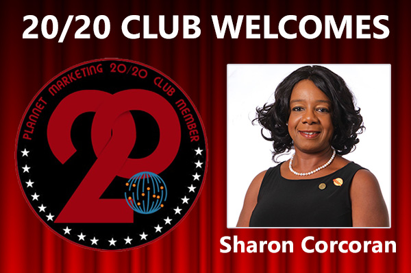 Congratulations to Sharon Corcoran for Achieving the 20/20 Club!