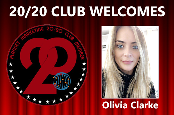 Congratulations to Olivia Clarke for Achieving the 20/20 Club!