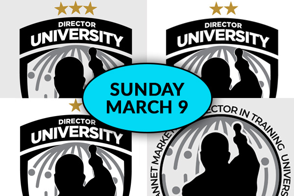 Upcoming University Classes Sunday, March 9!
