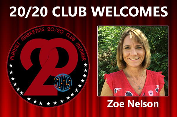 Congratulations to Zoe Nelson for Achieving the 20/20 Club!