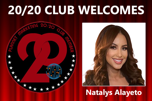 Congratulations to Natalys Alayeto for Achieving the 20/20 Club!